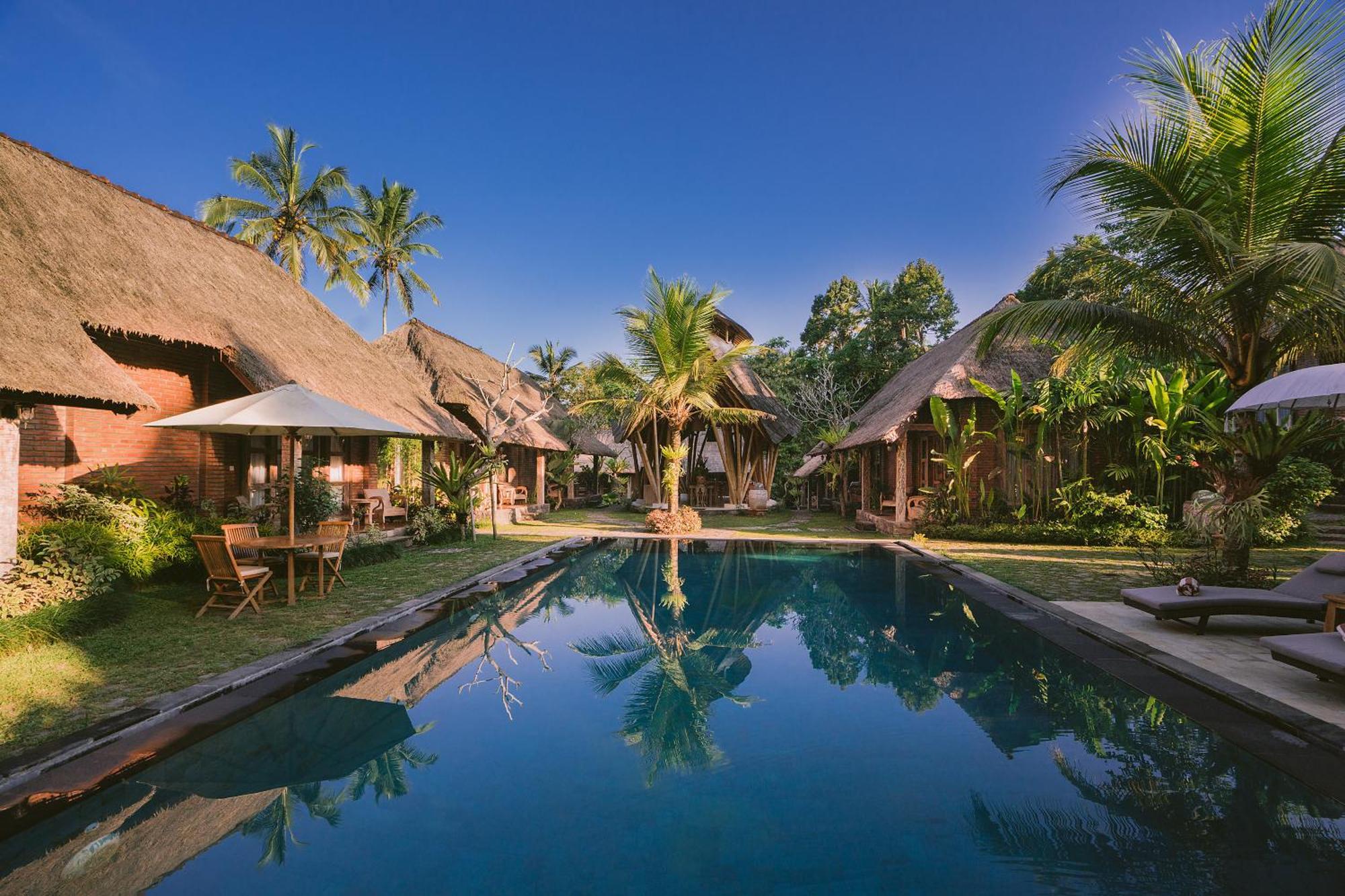 De Umah Bali Eco Tradi Home Bangli Extérieur photo